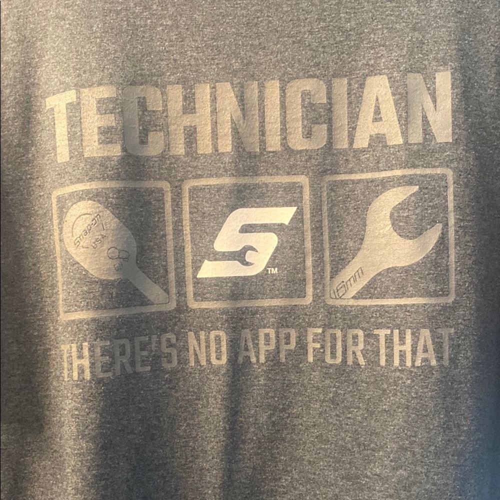 Gray Technician Graphic T-Shirt